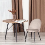 Стул MONRO (mod. 5144) Tetchair (Серо-бежевый,Черный).