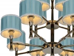 Подвесная люстра ярусная iLamp Arcadia 85095/8+4 CR (220V, на цепи)