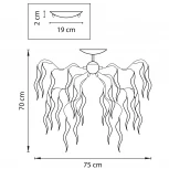 Потолочная люстра Lightstar Mocco 792124