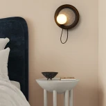 Настенный светильник Margott Wall D35 Black By ImperiumLoft Margott-Wall01 (220V, шар, круглые)