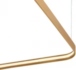 Подвесной светильник светодиодный Italline IT013-6031 gold 3000K (220V, на тросе)