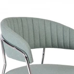 Стул Turin бирюзовый с золотыми ножками