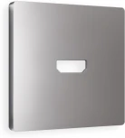 Лицевая панель Ambrella Volt ALFA (Сталь матовый) для HDMI розетки QUANT AP5140