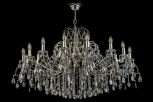 Подвесная люстра Dio D'Arte Alessandria Nickel E 1.1.L.16.601 N (220V, хрусталь, подвески, на цепи, подсвечник, свеча)