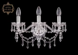 Бра Art Classic 10.23 10.23.3.165.Cr.Dr (220V, хрусталь, подвески, подсвечник, свеча)