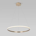 Подвесной светильник Eurosvet Collars 90264/1 латунь (регулировка яркости, LED, 220V, пульт управления, на тросе, кольцо)