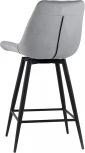 Стул полубарный Флекс с поворотным механизмом велюр велютто серый Stool Group арт.УТ000040029