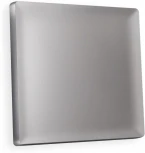 Лицевая панель Ambrella Volt ALFA (Сталь матовый) для 1-клавишных выключателей QUANT AP5010