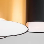 Потолочная люстра TK Lighting Mona 3446 Black/Gold
