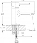 Смеситель Agger Punctual A1602100 для раковины