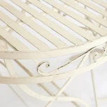 Комплект (стол + 2 стула) Secret de Maison PALLADIO (mod. PL08-8668/8669) белый антик (antique white) (металл)