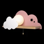 Настенный светильник Loft It Axel 10134 Pink (для детской, 220V, выключатель, шар)