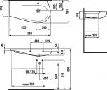 Раковина Laufen Alessi 8.1497.6.400.104.1