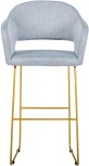 Стул полубар R-Home Oscar Грей/ЛинкЗолот