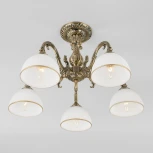 Потолочная люстра на штанге Eurosvet Caldera 60106/5 античная бронза (220V)
