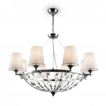 Подвесная люстра Maytoni Pantheon H021PL-08CH (220V, хрусталь, на цепи)