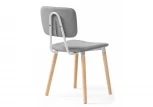 Деревянный стул Woodville Klint gray / wood 15298