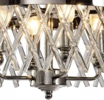 Подвесная люстра Lumien Hall Базиано LH3040/4P-NK-CL