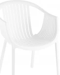 Стул с подлокотниками Stool Group Kolstad пластик белый УТ000037036