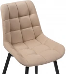 Стул Notta на металлокаркасе Челси К крутящийся бежевый / черный 520596