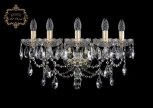 Бра Art Classic 10.25 10.25.5.200.XL.Gd.Sp (220V, хрусталь, подвески, подсвечник, свеча)