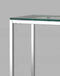 Консоль Stool Group ТАУН 115*30 серебро УТ000004654