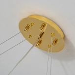 Подвесная люстра Favourite Parra 4161-6P (220V, хрусталь, на тросе, лепестки, ветки)