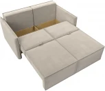 Диван прямой Либерти мини (Бежевый/Микровельвет) Лига Диванов арт.121900
