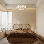 Подвесная люстра Arte Milano Florentia-3097 303097/6 Wh/Gd (220V, на цепи)