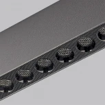 Потолочный линейный светильник Odeon Light Small 7092/21CL черный/металл/акрил LED 21W 3000K 220V