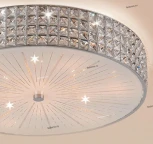 Потолочный светильник круглый Citilux Портал CL324101 (220V, хрусталь K9)