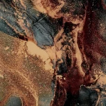 Набор кофейных столиков Tango космический с чёрными ножками, 2шт Bradex Home RF 0205