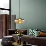 Подвесной светильник Lumien Hall Avila LH4110/1PD-GD-AM