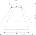 Подвесной светильник ярусный Eurosvet Collars 90264/2 латунь (регулировка яркости, LED, 220V, пульт управления, на тросе)
