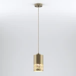 Подвесной светильник Eurosvet Tracery 50071/1 античная бронза