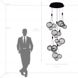 Подвесной светильник светодиодный Lightstar Sferetta 801180 (220V, шар)