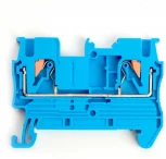 Зажим пружинный 2-х проводной проходной Stekker 49249