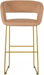 Стул полубарное R-Home Hugs Беж/Link Золото