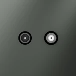 Розетка телевизионнная оконечная TV+SAT (титан) Voltum S70 VLS060406