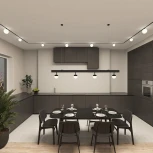 Трековый светильник LED с ПДУ 220V Denkirs Smart Mon DK8055-BK (шар)