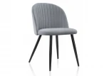 Стул Woodville на металлокаркасе Gabi 1 gray / black 15110