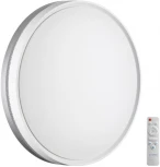 Настенно-потолочный светильник Sonex Nohava Grey 7670/EL пластик/белый/серый LED 70Вт 3000-6000К D500 IP43 пульт ДУ (220V, круглые)