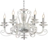 Подвесная люстра Newport 8570 8576/C chrome (220V, на цепи, подсвечник, свеча)