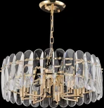 Подвесная люстра хрустальная Rivoli Janice 1044-308 (220V, на цепи)