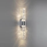 Настенный светильник Odeon Light Pilar 7146/10WL хром/стекло/металл IP20 LED 10W 900Лм 3000K 180° 220V