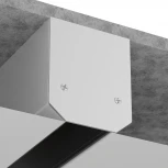 Заглушка торцевая для профиля TRA004MP-21S S35 серый (магнитный) Maytoni Technical TRA004MPEC-21S