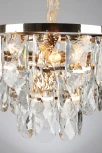 Подвесная люстра ярусная Omnilux 729 OML-72913-09 (220V, хрусталь, на цепи, круглые)