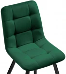 Стул Notta на металлокаркасе Чилли К зеленый / черный 502065