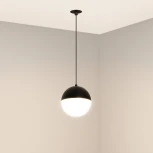 Подвесной светильник SP-EMISFERO-HANG-BUILT-R150-11W Day4000 (BK, 170 deg, 230V) (Arlight, IP20 Металл) 056591 (LED)