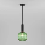 Подвесной светильник Eurosvet Bravo 50182/1 зеленый (220V, на проводе, шар)